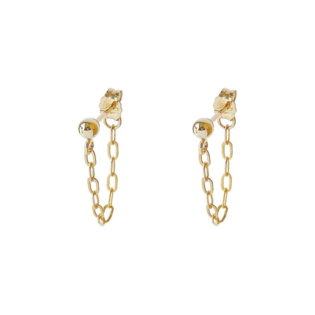 Paperclip Chain Studs