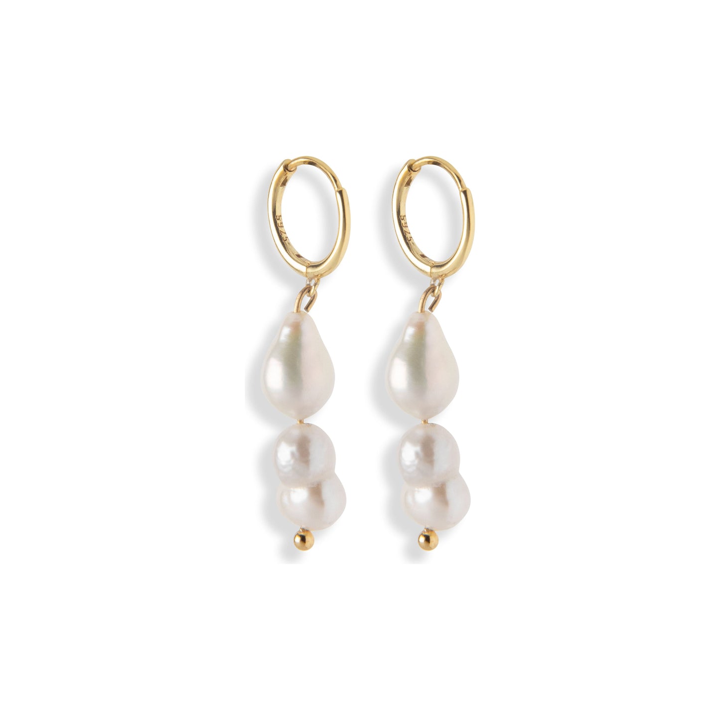 Baby Baroque Freshwater Pearl Earrings