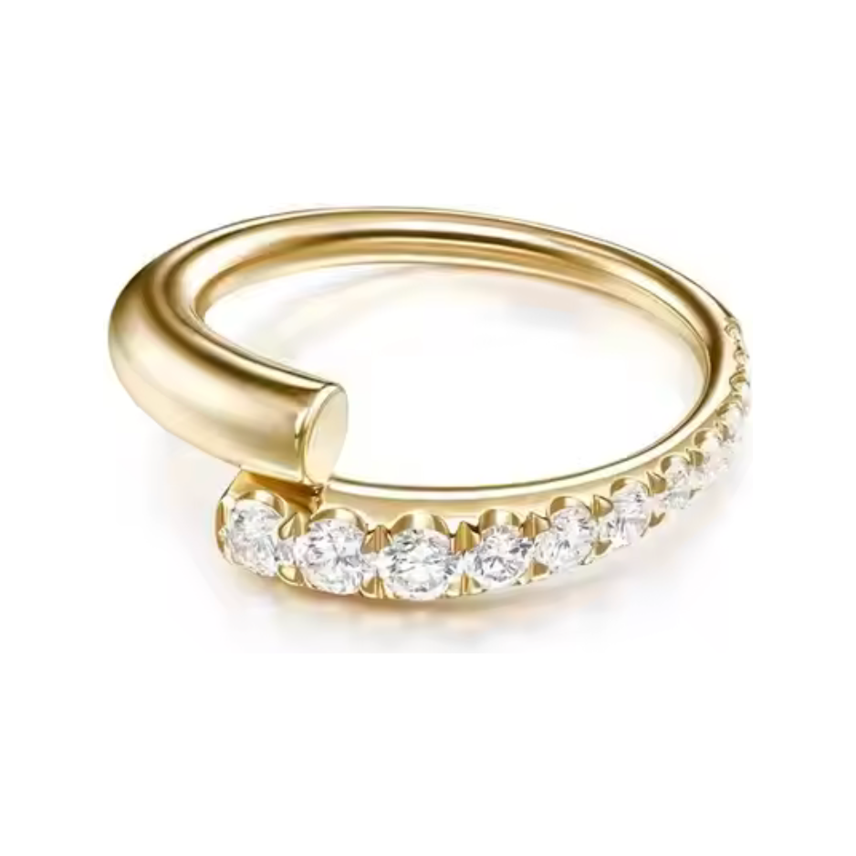 Diamond Pinky Ring